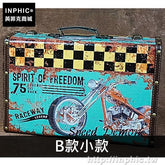 INPHIC-家居復古櫥窗裝飾歐式防水皮箱仿古收納手提箱攝影道具-B款小款